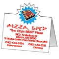 Digital 2 Sided Tent Card w/ Starburst Top (4"x4")